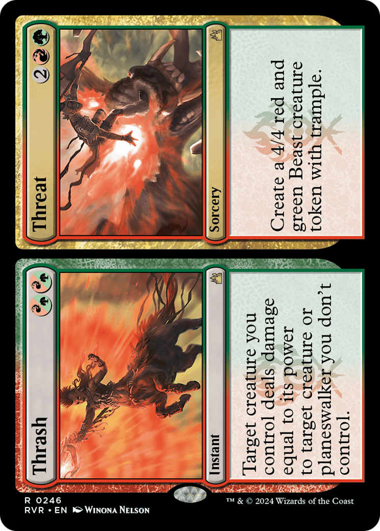 Image of Thrash // Threat [Ravnica Remastered]