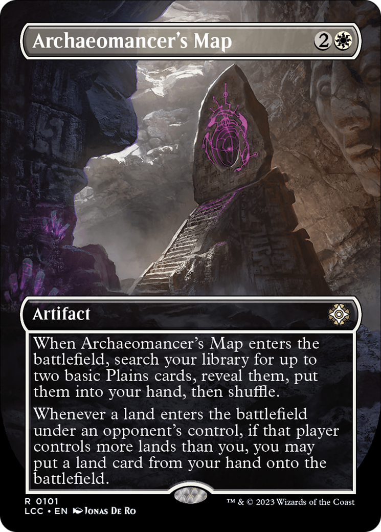Image of Archaeomancer's Map (Borderless) [The Lost Caverns of Ixalan Commander]