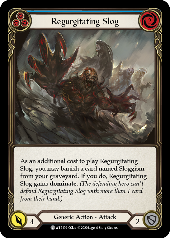 Image of Regurgitating Slog (Blue) [U-WTR199] (Welcome to Rathe Unlimited)  Unlimited Normal