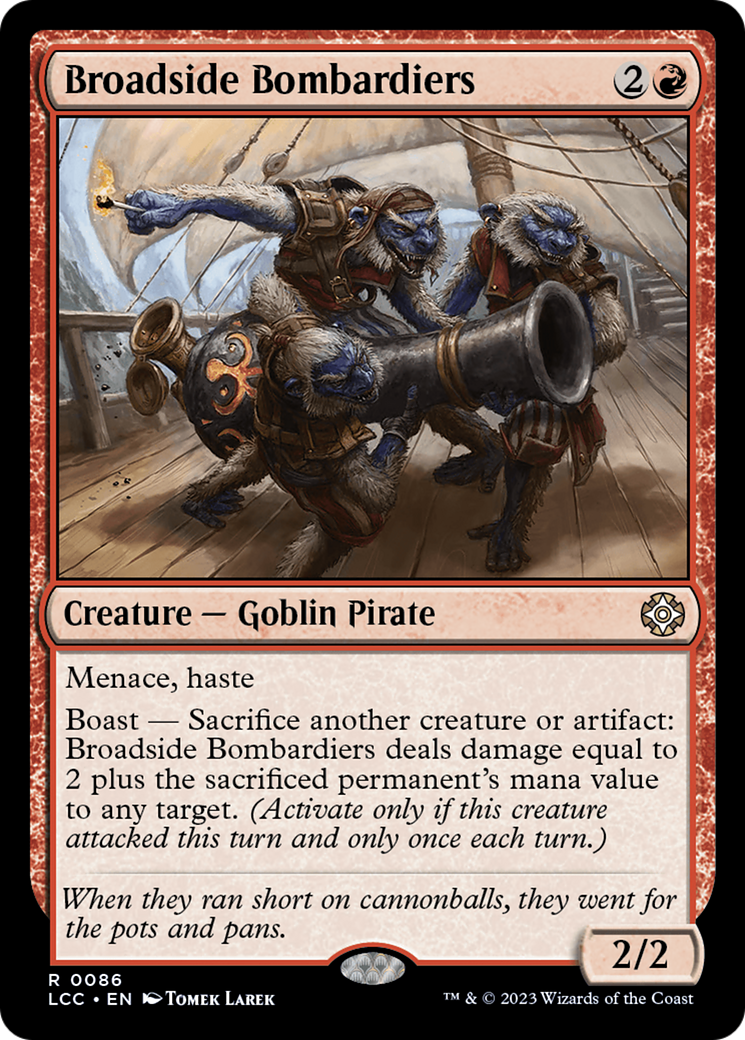 Image of Broadside Bombardiers [The Lost Caverns of Ixalan Commander]