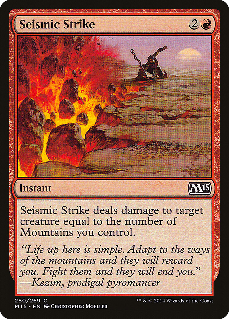 Image of Seismic Strike (M15-280) - Magic 2015 Foil