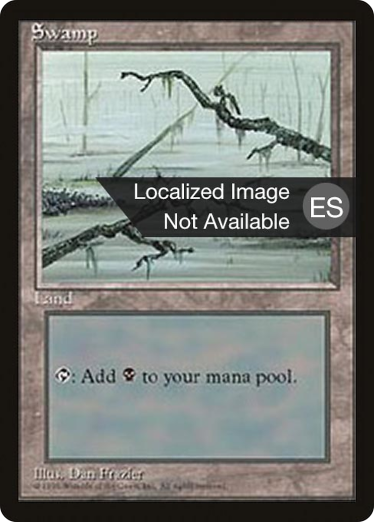 Image of Swamp (C) [Fourth Edition (Foreign Black Border)]