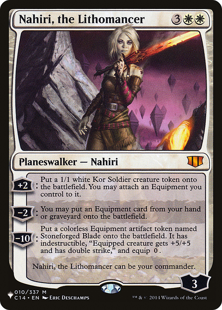 Image of Nahiri, the Lithomancer [The List]