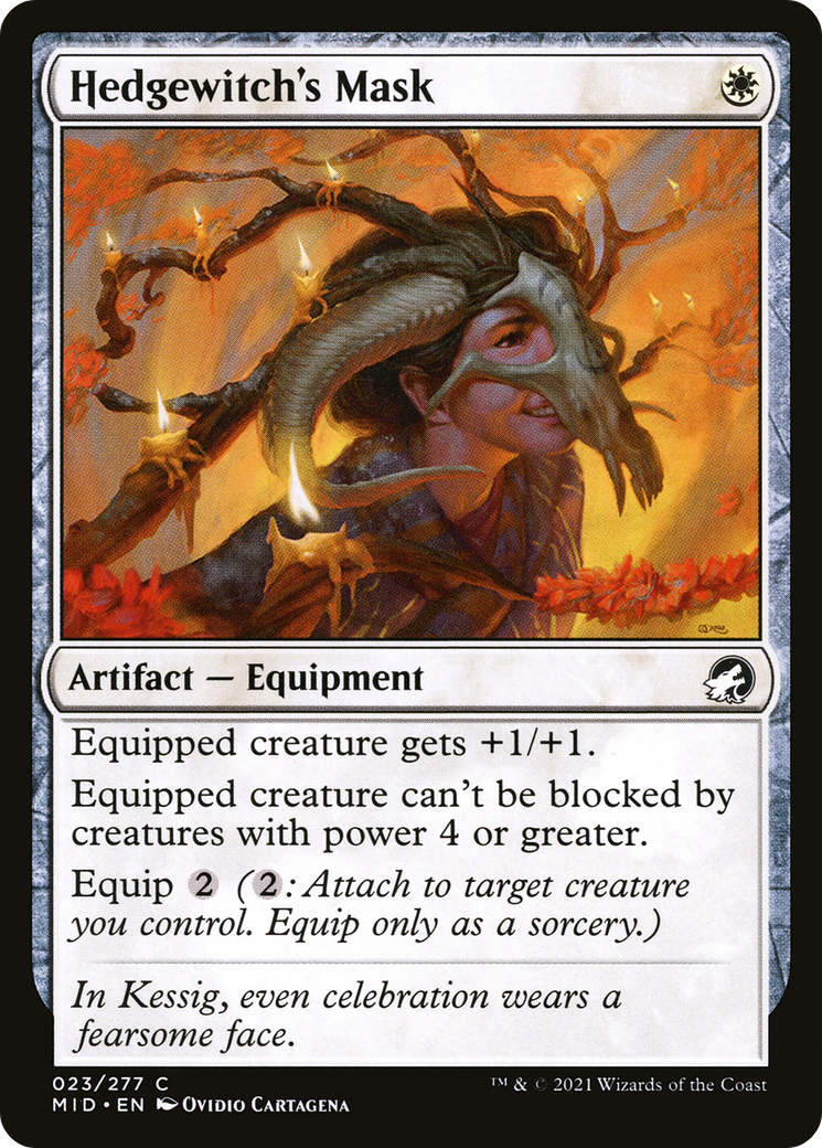 Image of Hedgewitch's Mask [Innistrad: Midnight Hunt]