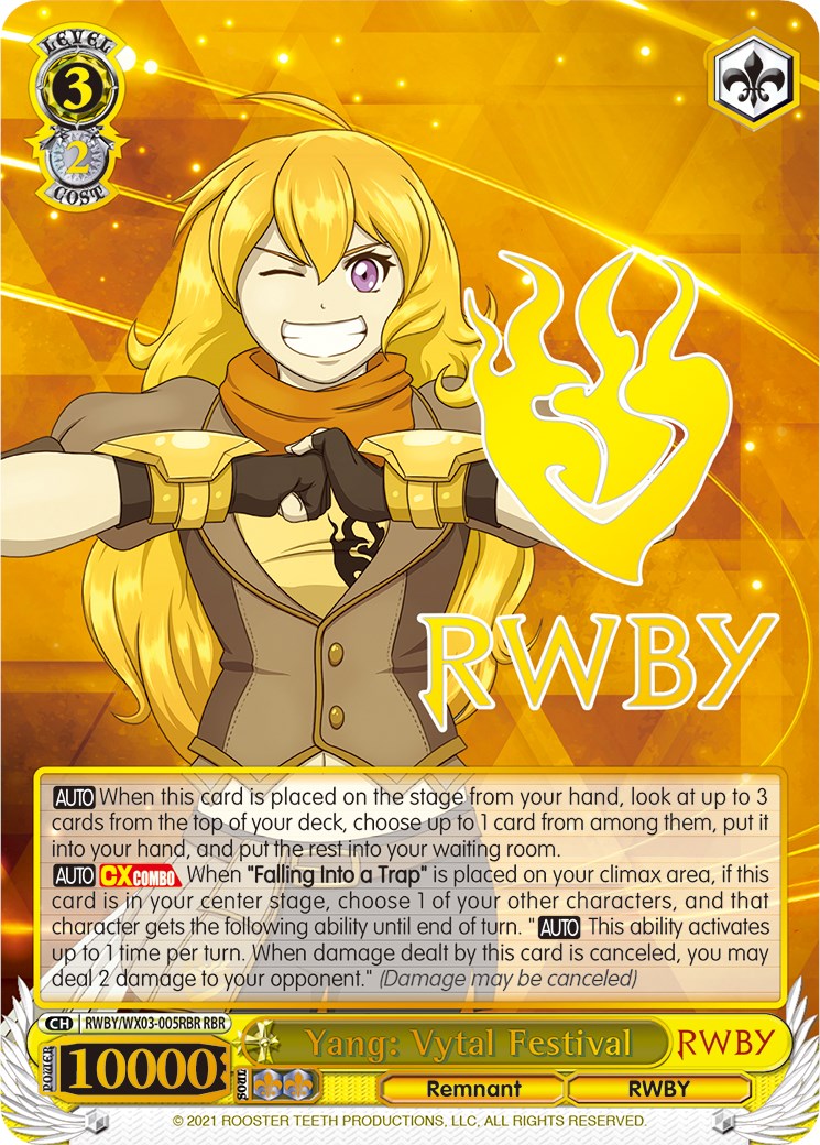 Image of Yang: Vytal Festival (RWBY/WX03-005RBR RBR) [RWBY]