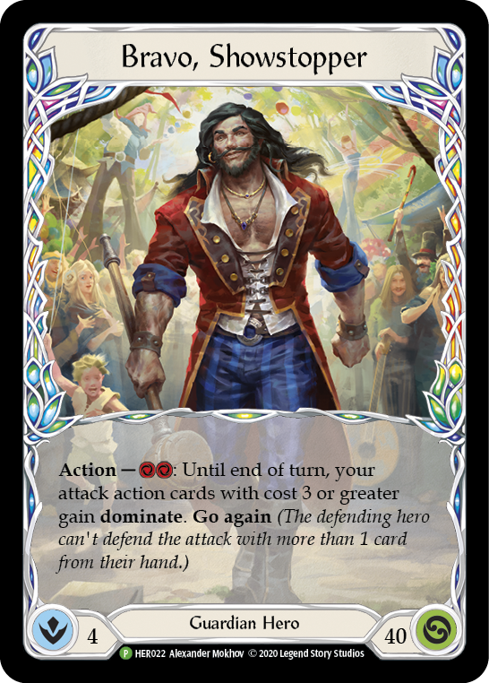 Image of Bravo, Showstopper [HER022] (Promo)  1st Edition Rainbow Foil