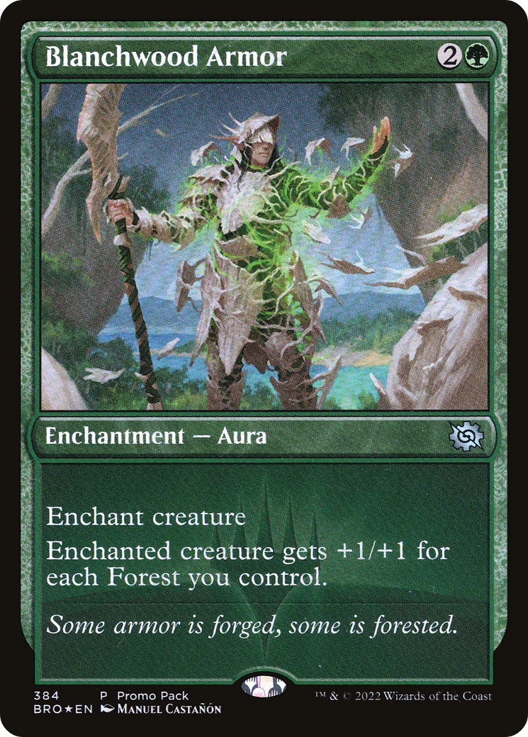 Image of Blanchwood Armor (Promo Pack) [The Brothers' War Promos]