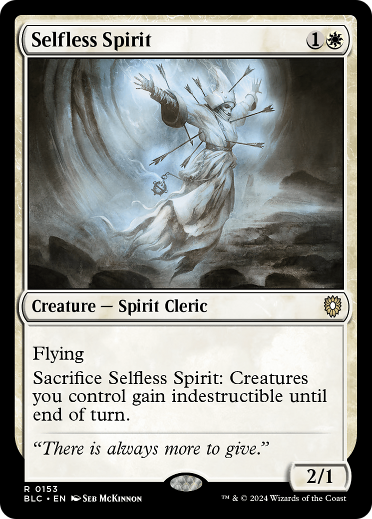 Image of Selfless Spirit [Bloomburrow Commander]