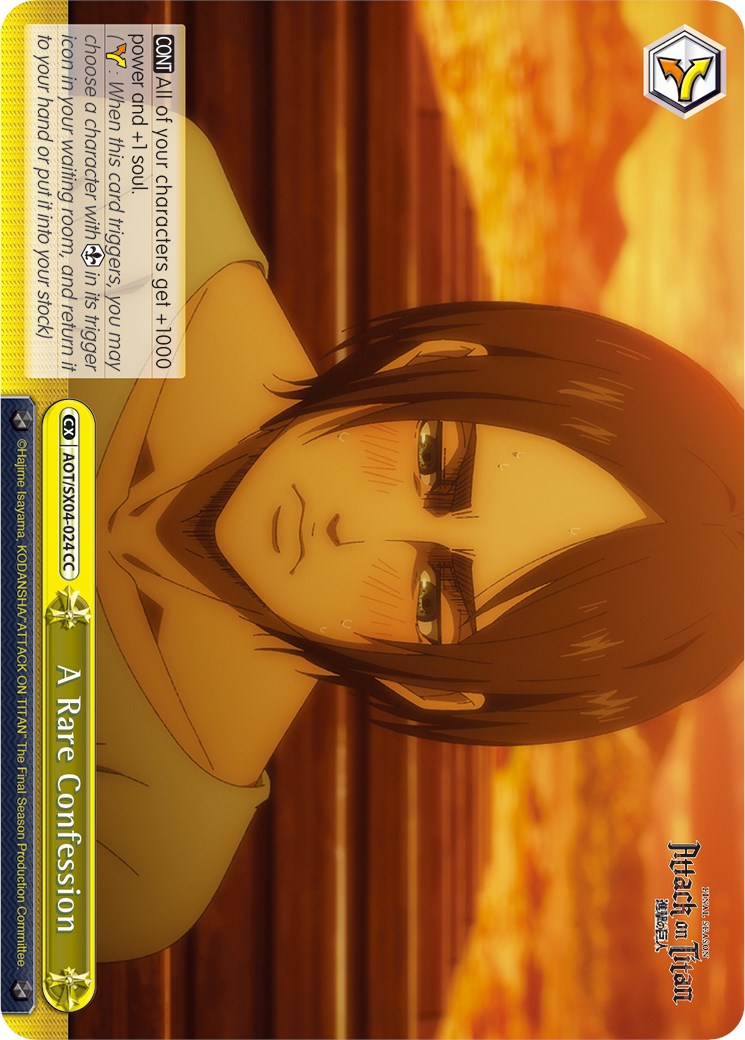 Image of A Rare Confession [Attack On Titan: Final Season]