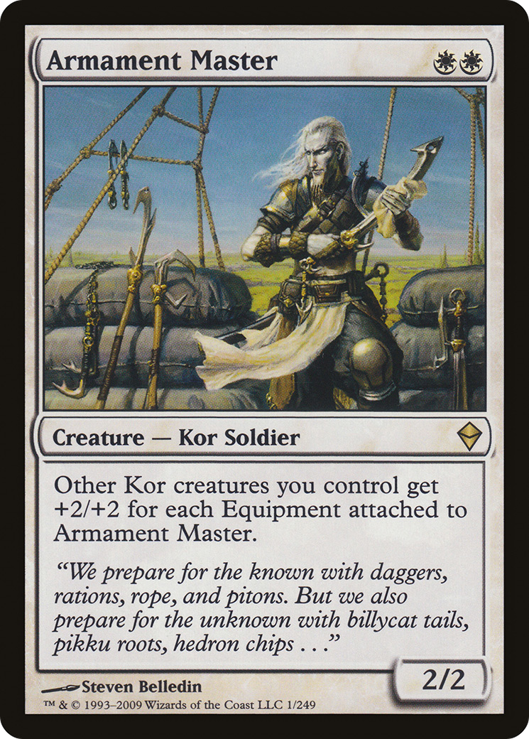 Image of Armament Master [Zendikar]