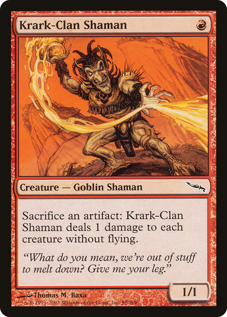 Image of Krark-Clan Shaman [Mirrodin]