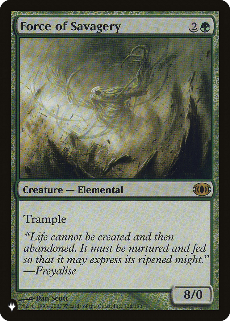 Image of Force of Savagery [The List]