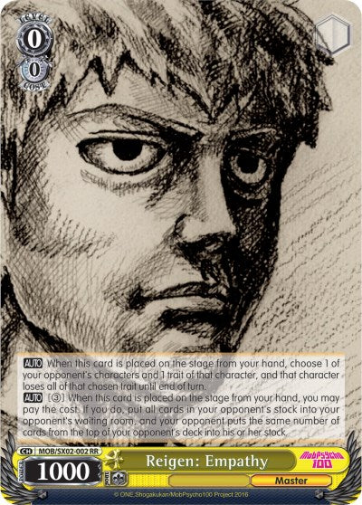 Image of Reigen: Empathy (MOB/SX02-002 RR) [Mob Psycho 100]