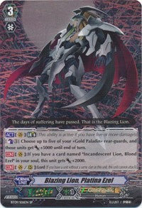 Image of Blazing Lion, Platina Ezel (BT09/S06EN) [Clash of Knights & Dragons]