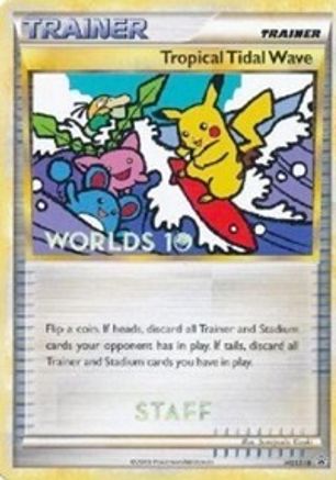 Image of Tropical Tidal Wave (HGSS18) (Staff) [HeartGold & SoulSilver: Black Star Promos]