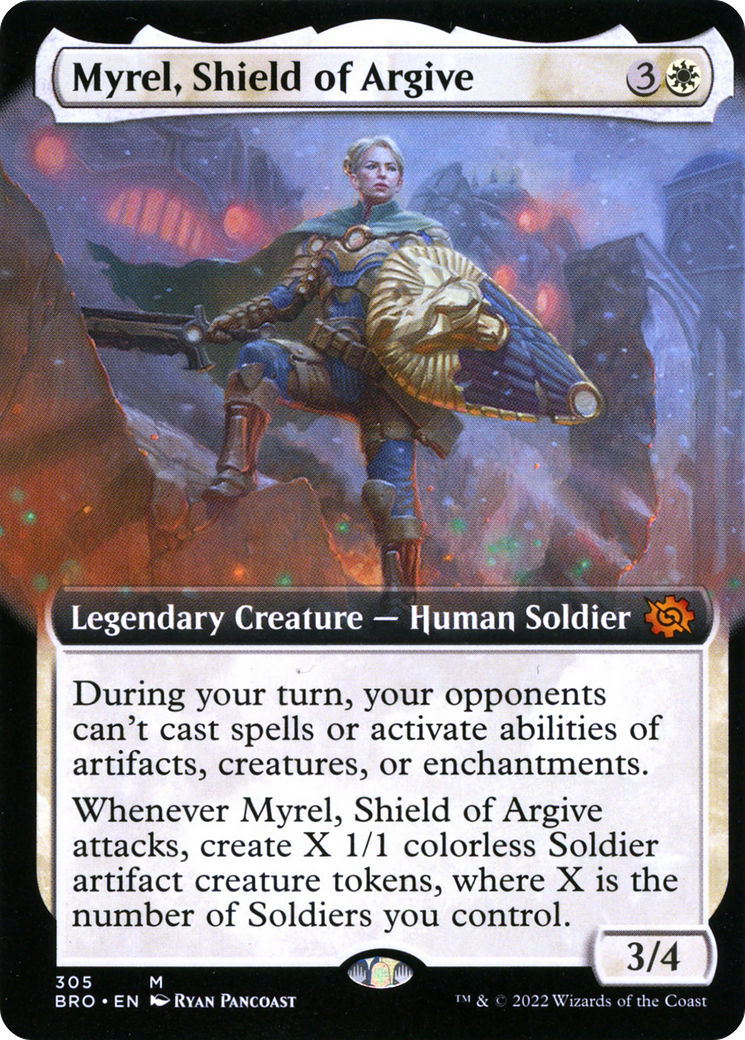 Image of Myrel, Shield of Argive (Extended Art) [The Brothers' War]