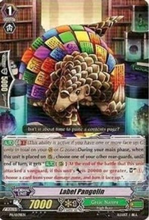 Image of Label Pangolin (PROMO CARDS)