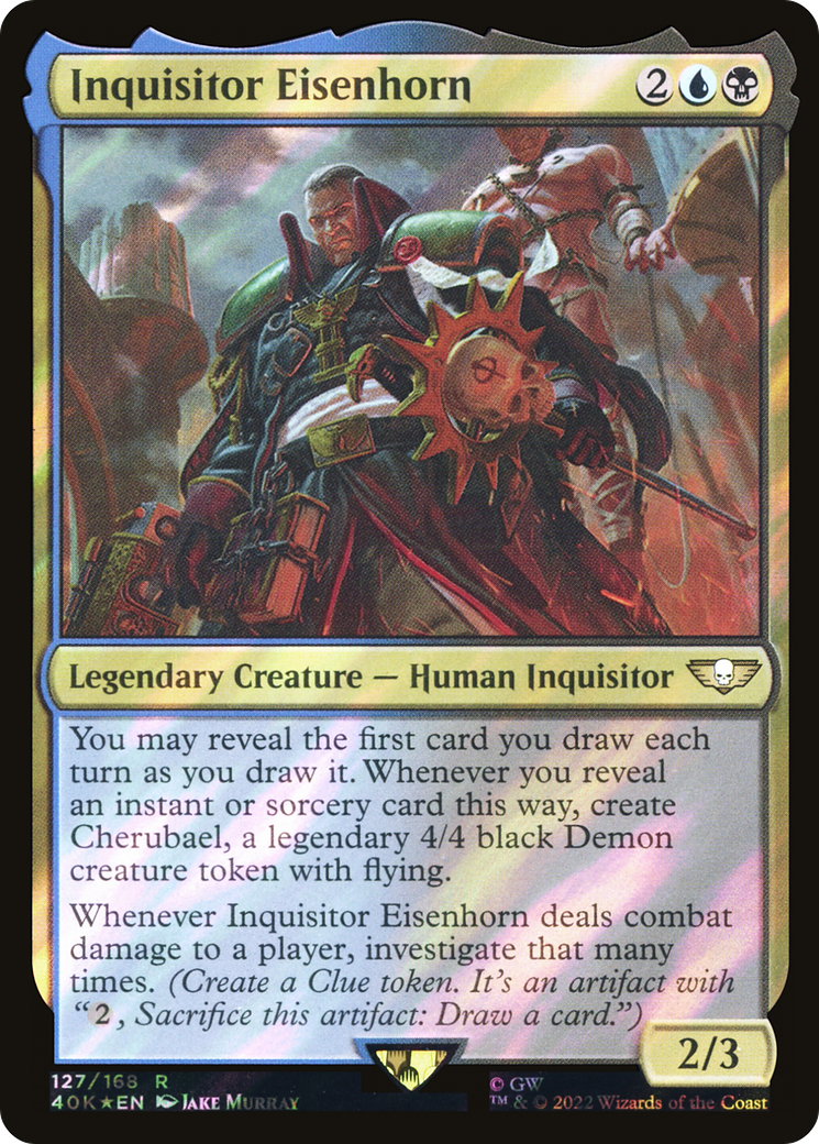 Image of Inquisitor Eisenhorn (Surge Foil) [Warhammer 40,000]