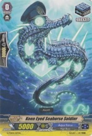 Keen Eyed Seahorse Soldier (G-TD04: BLUE CAVALRY OF THE DIVINE MARINE SPIRITS)