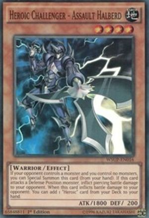 Image of Heroic Challenger - Assault Halberd [WSUP-EN016] Super Rare
