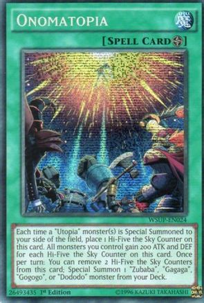 Image of Onomatopia [WSUP-EN024] Secret Rare