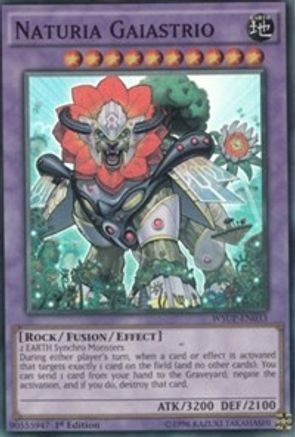 Image of Naturia Gaiastrio [WSUP-EN033] Super Rare