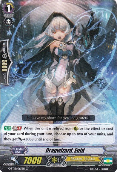 Image of Dragwizard, Enid (G-BT12/065EN) [Dragon King's Awakening]