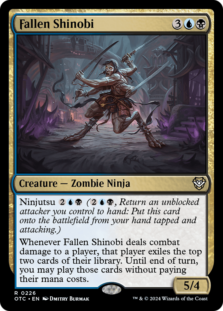 Image of Fallen Shinobi [Outlaws of Thunder Junction Commander]