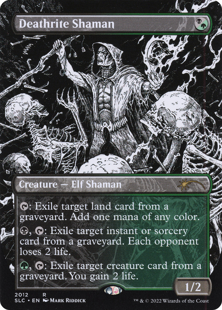 Image of Deathrite Shaman (Borderless) [Secret Lair Countdown Kit]