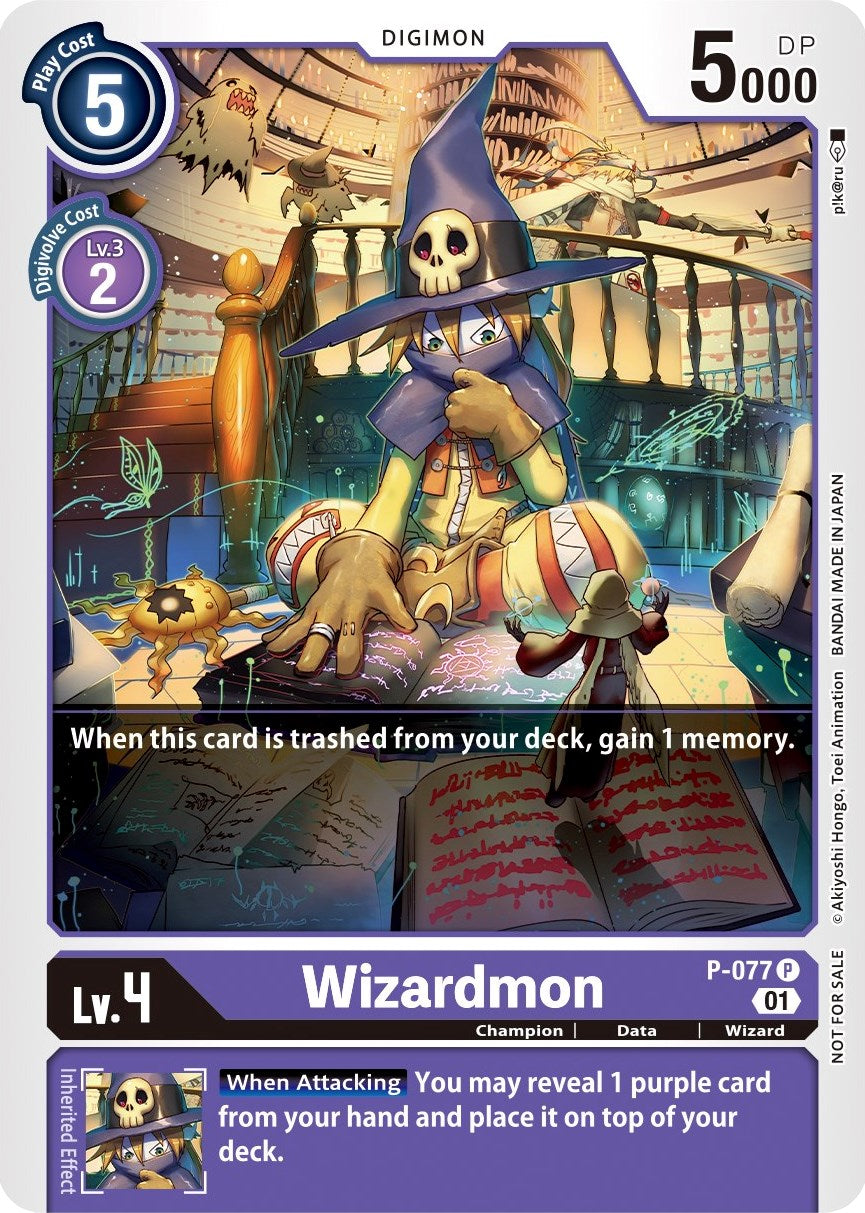 Image of Wizardmon [P-077] (Update Pack) [Promotional Cards]