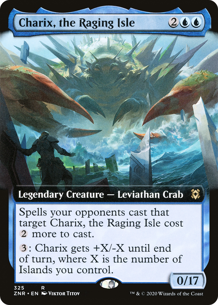 Image of Charix, the Raging Isle (Extended Art) [Zendikar Rising]
