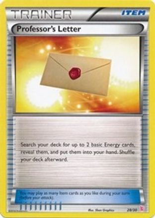 Image of Professor's Letter (28/30) [XY: Trainer Kit - Sylveon]