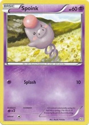 Image of Spoink (1/30) [XY: Trainer Kit - Noivern]