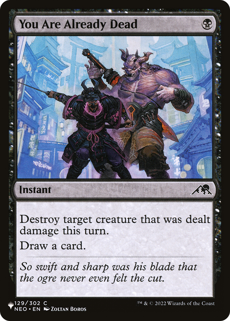 Image of You Are Already Dead [The List]