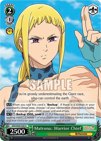 Image of Matrona: Warrior Chief [The Seven Deadly Sins: Revival of The Commandments]