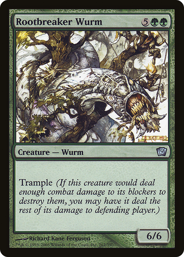 Image of Rootbreaker Wurm [Ninth Edition]