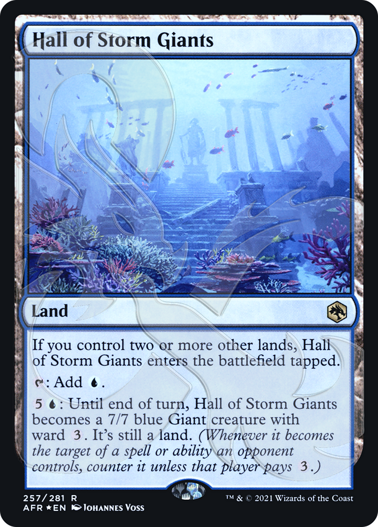 Image of Hall of Storm Giants (Ampersand Promo) [Dungeons & Dragons: Adventures in the Forgotten Realms Promos]