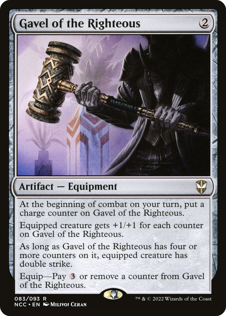 Image of Gavel of the Righteous [Streets of New Capenna Commander]