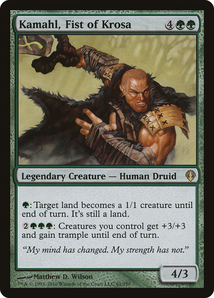 Image of Kamahl, Fist of Krosa [Archenemy]