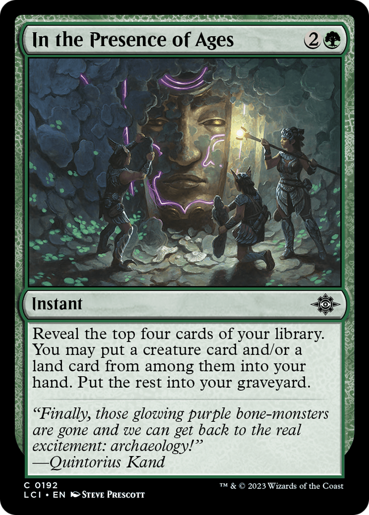 Image of In the Presence of Ages [The Lost Caverns of Ixalan]