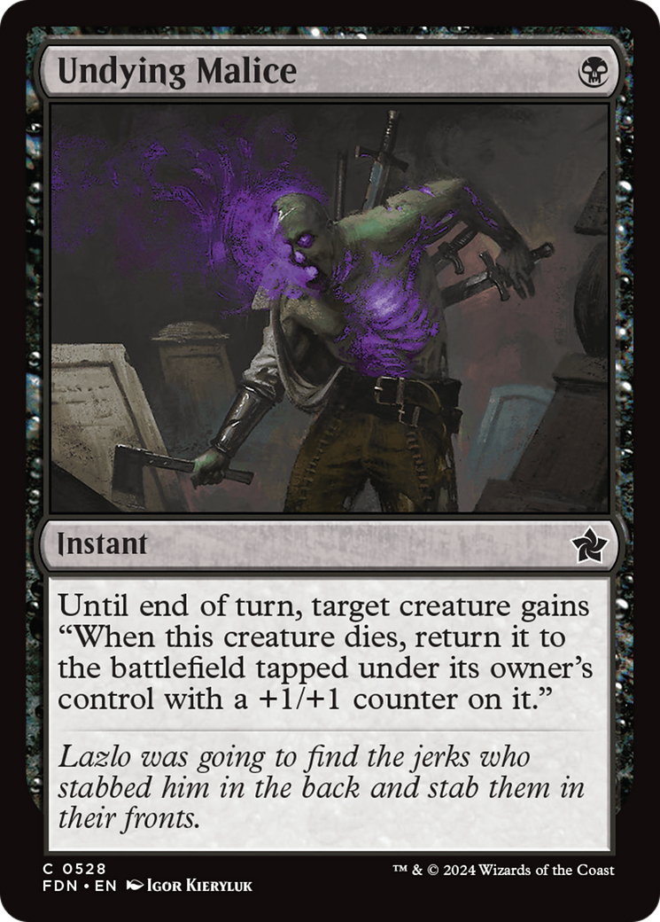 Image of Undying Malice [Foundations]