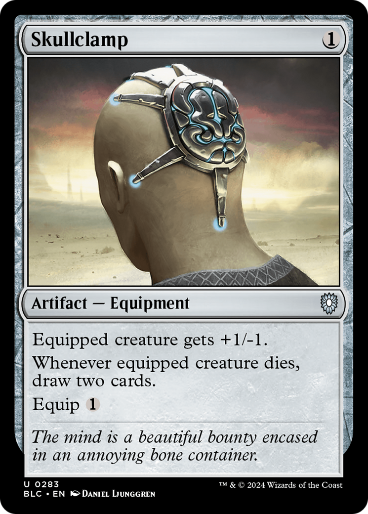 Image of Skullclamp [Bloomburrow Commander]