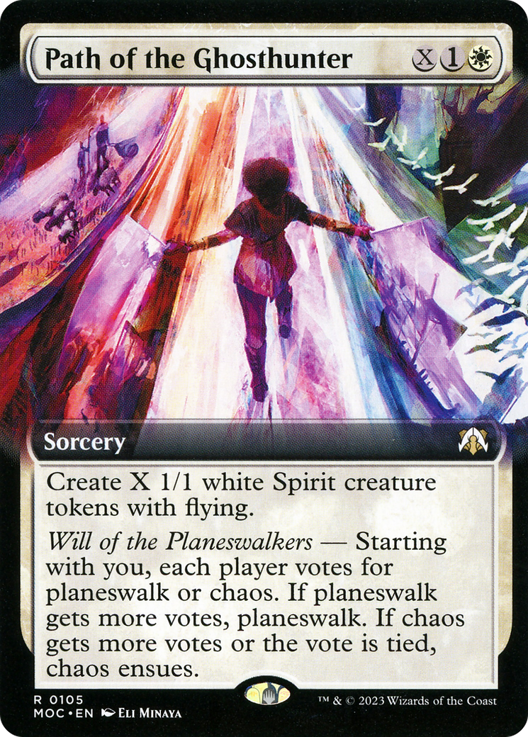 Image of Path of the Ghosthunter (Extended Art) [March of the Machine Commander]