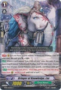 Image of Bringer of Knowledge, Lox (BT07/053EN) [Rampage of the Beast King]