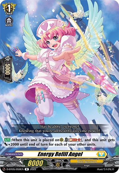 Image of Energy Refill Angel (D-BT05/050EN) [Triumphant Return of the Brave Heroes]