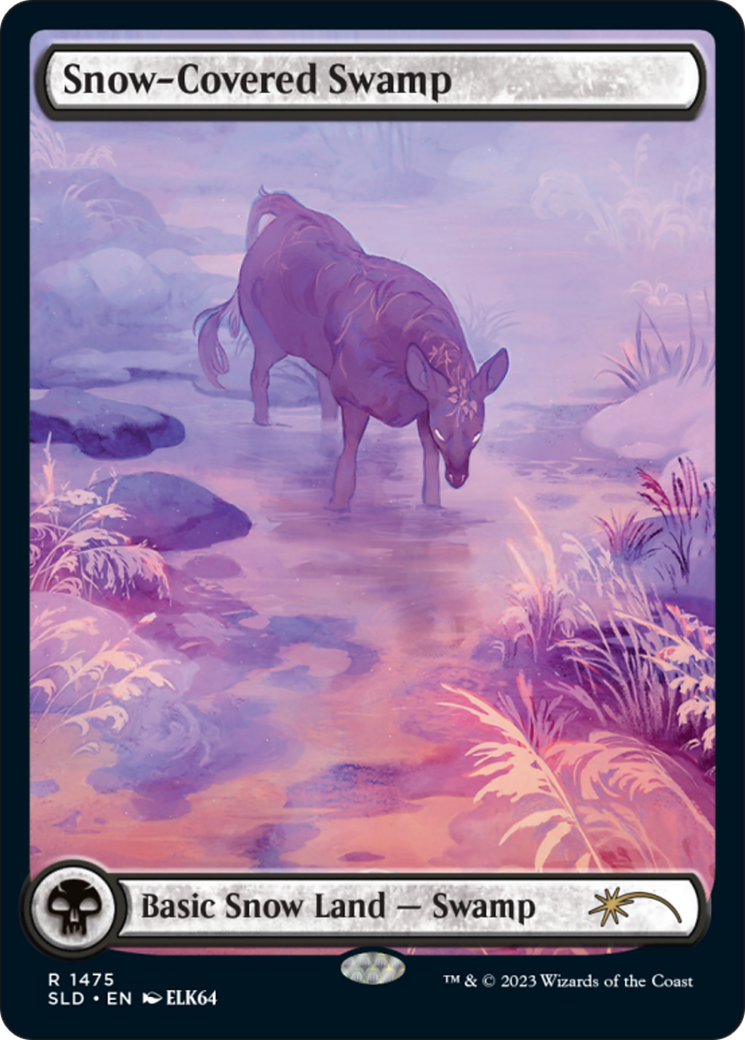 Image of Snow-Covered Swamp (1475) [Secret Lair Drop Series]