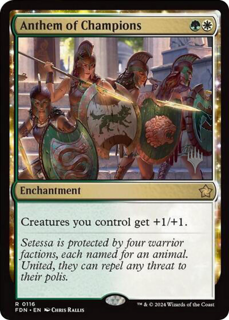 Image of Anthem of Champions (Promo Pack) [Foundations Promos]