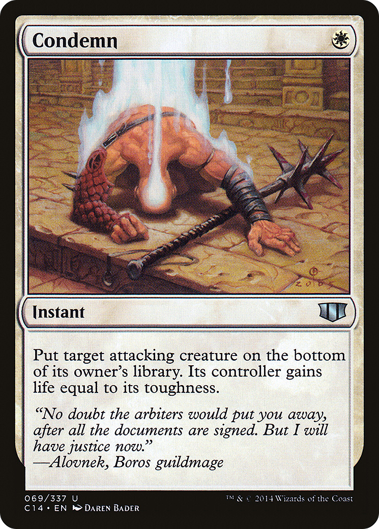 Image of Condemn [Commander 2014]