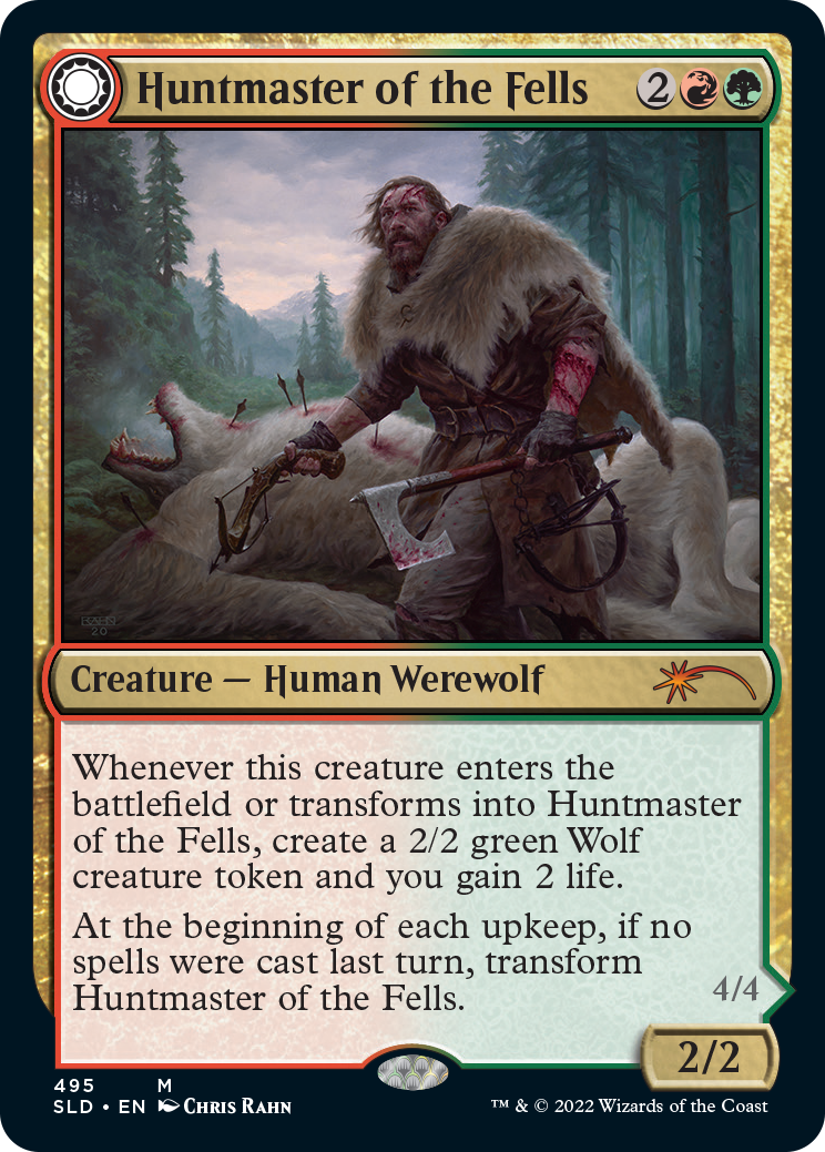 Image of Huntmaster of the Fells // Ravager of the Fells [Secret Lair Drop Series]