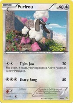 Image of Furfrou (20/30) [XY: Trainer Kit - Noivern]